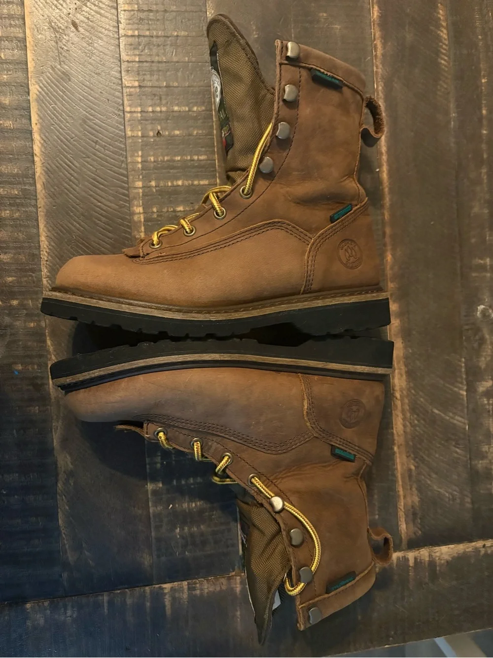 Georgia Boot G2048 Mid-Calf Waterproof Lace-Up Work Boots Leather Thinsulate